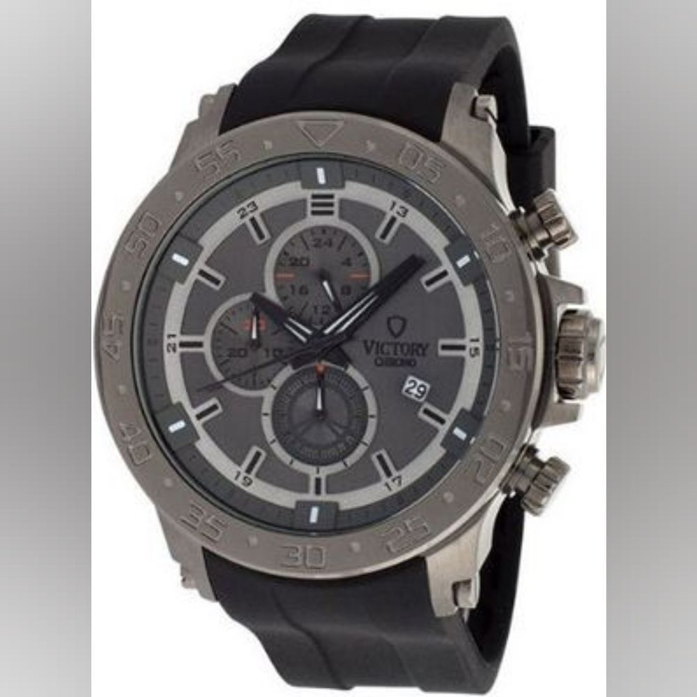 Victory Instruments V-Force‎ Chronograph Gun Metal Tactical 7614-GM Mens